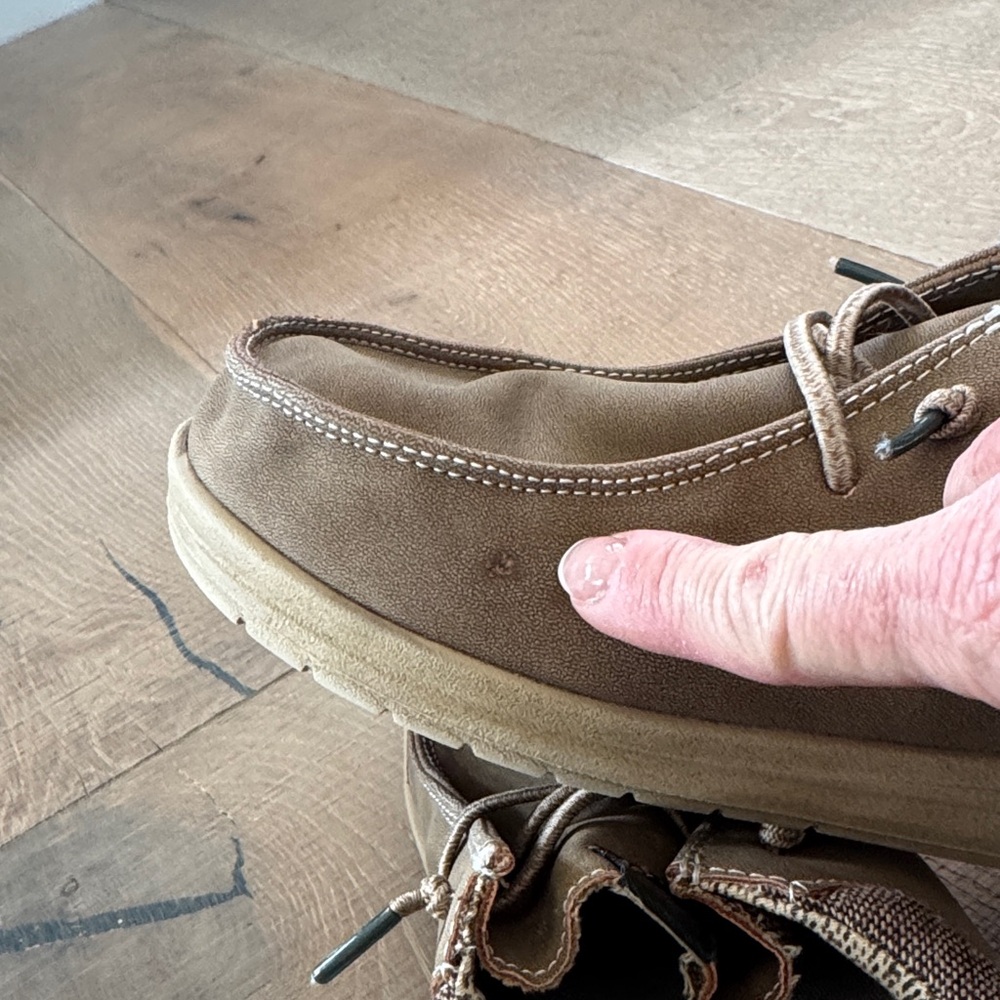 Hey Dude Tan and Brown Youth/Boys Loafers - Picture 7 of 7